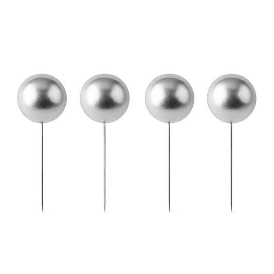 Silver Ball Cake Topper – Multiple Sizes – Elegant Minimalist Decoration – Baby Shower, Birthday, Gender Reveal Party Theme