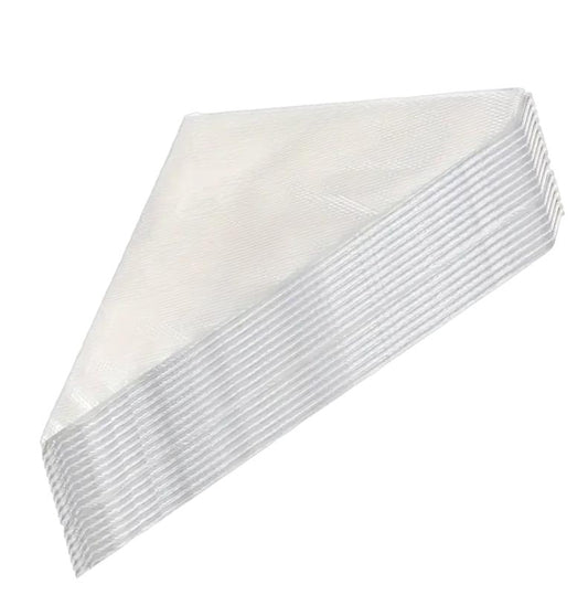 Thick disposable piping bags for cake decorating – 10 pack, 25 cm long, non-slip textured surface.