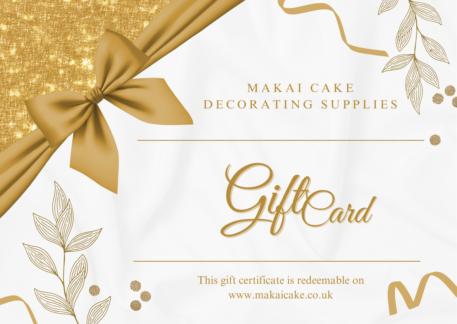 Makai Cake Decorating Supplies Gift Card – The perfect gift for bakers and cake decorators.