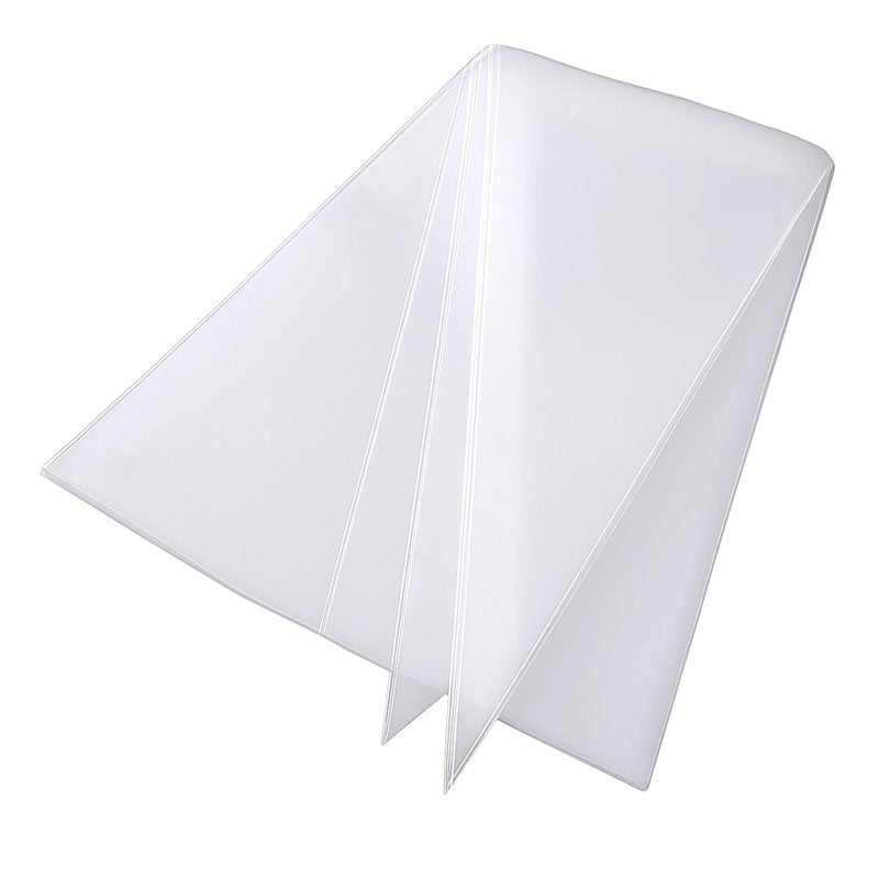 Heavy duty 40 cm disposable piping bags – clear plastic set of 5 for thick frosting or buttercream