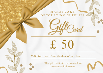 Makai Cake Gift Card – perfect gift for cake decorators and bakers