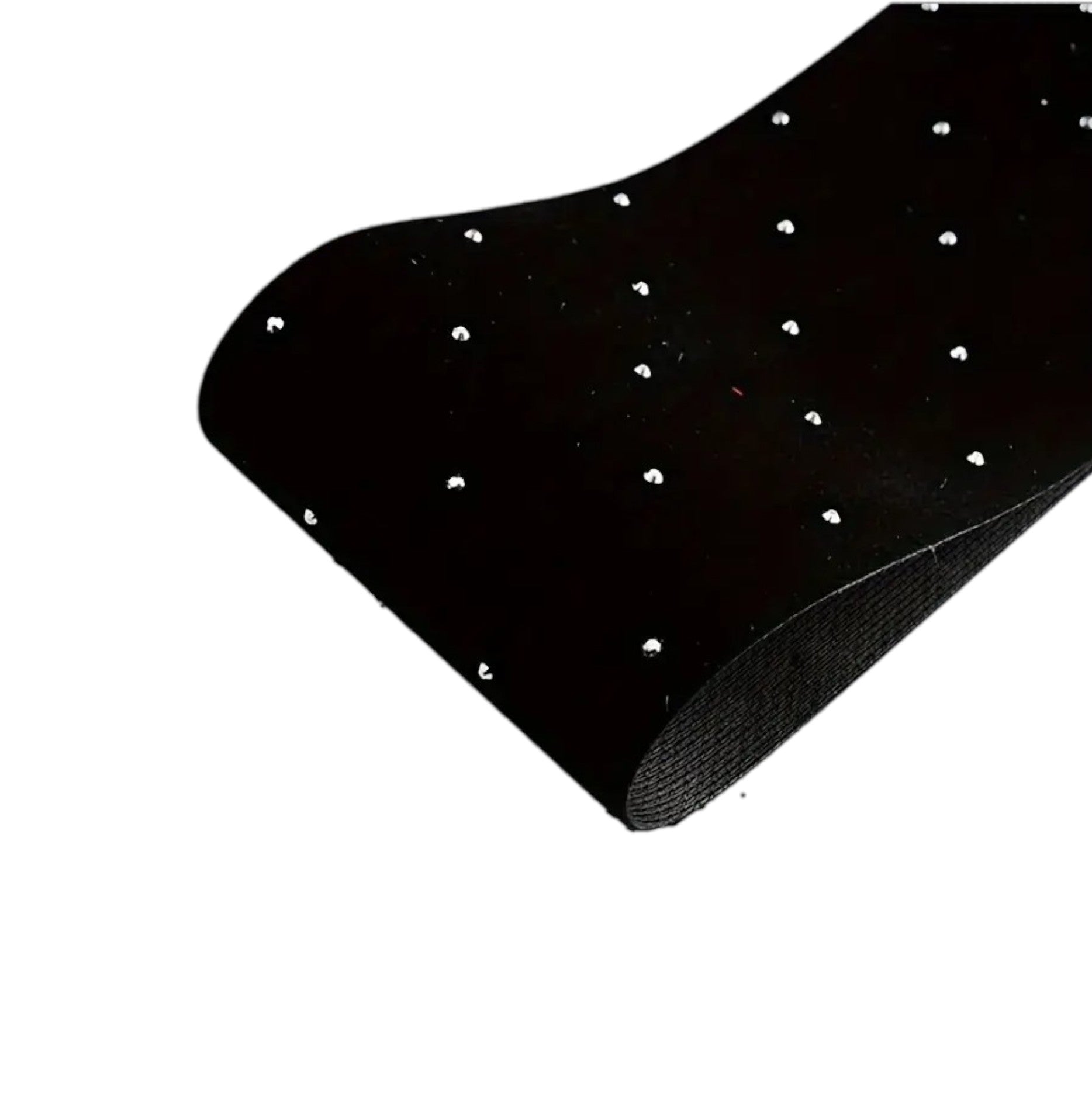 Black ribbon with rhinestone accents – 2.5 cm wide, perfect for elegant cakes and refined gift wrapping.