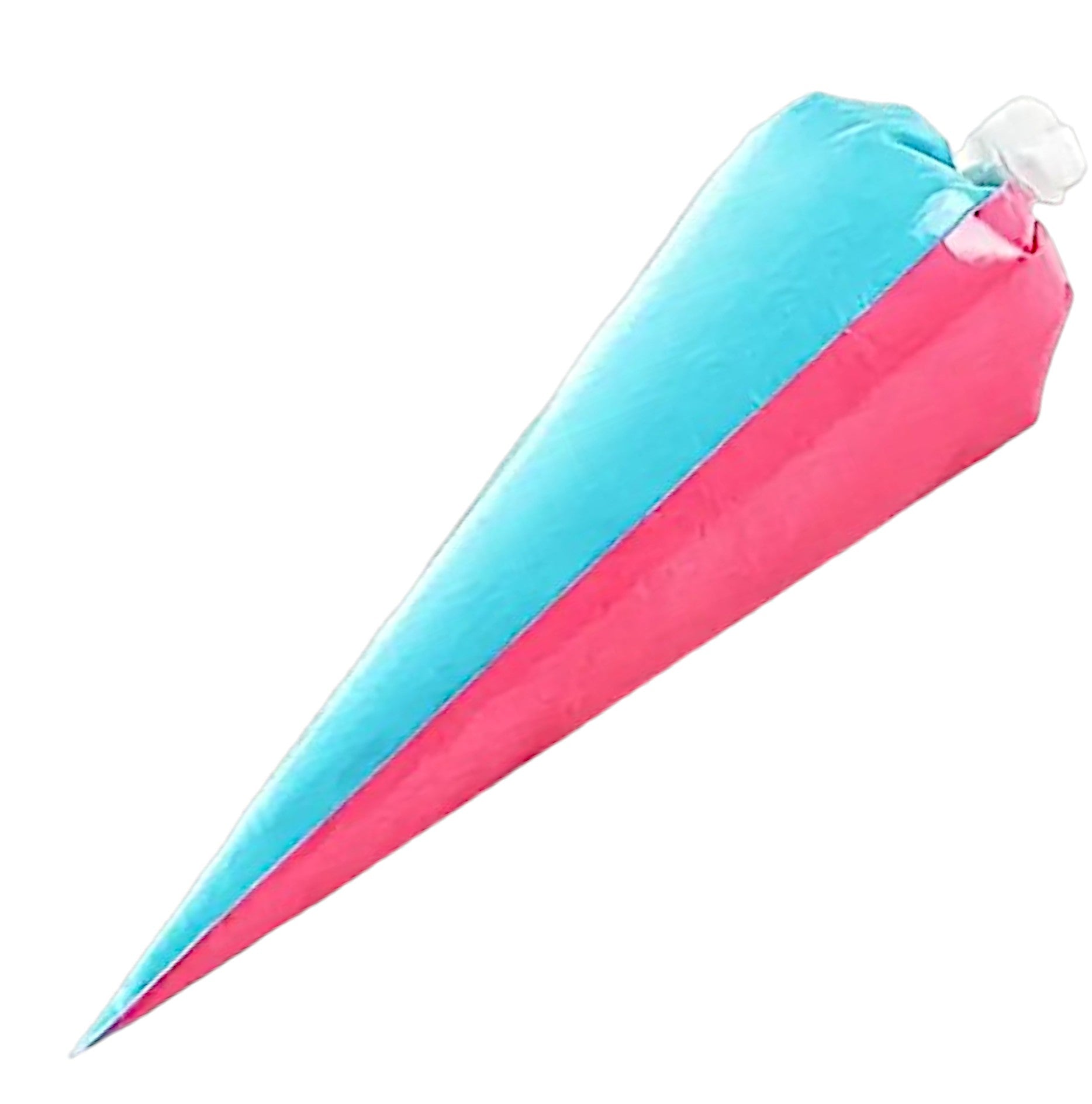 Clear dual piping bag – 29 cm disposable bag for two-colour icing or buttercream – 5 pack