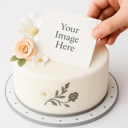 Custom Cake Decorations with Your Own Images!