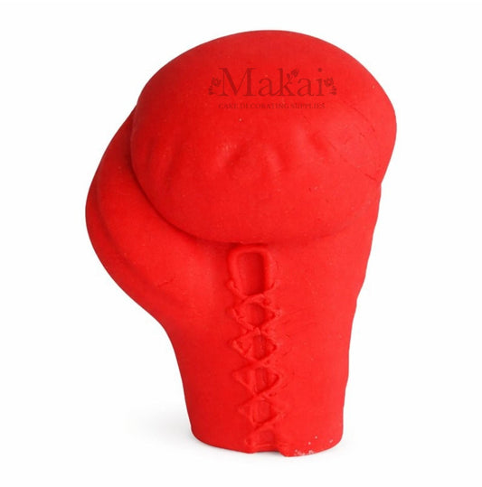large red boxing glove cake topper for sports themed birthday cake decoration