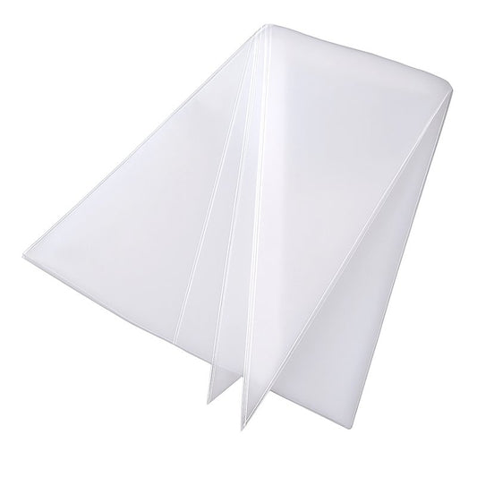 Heavy duty 40 cm disposable piping bags – clear plastic set of 5 for thick frosting or buttercream