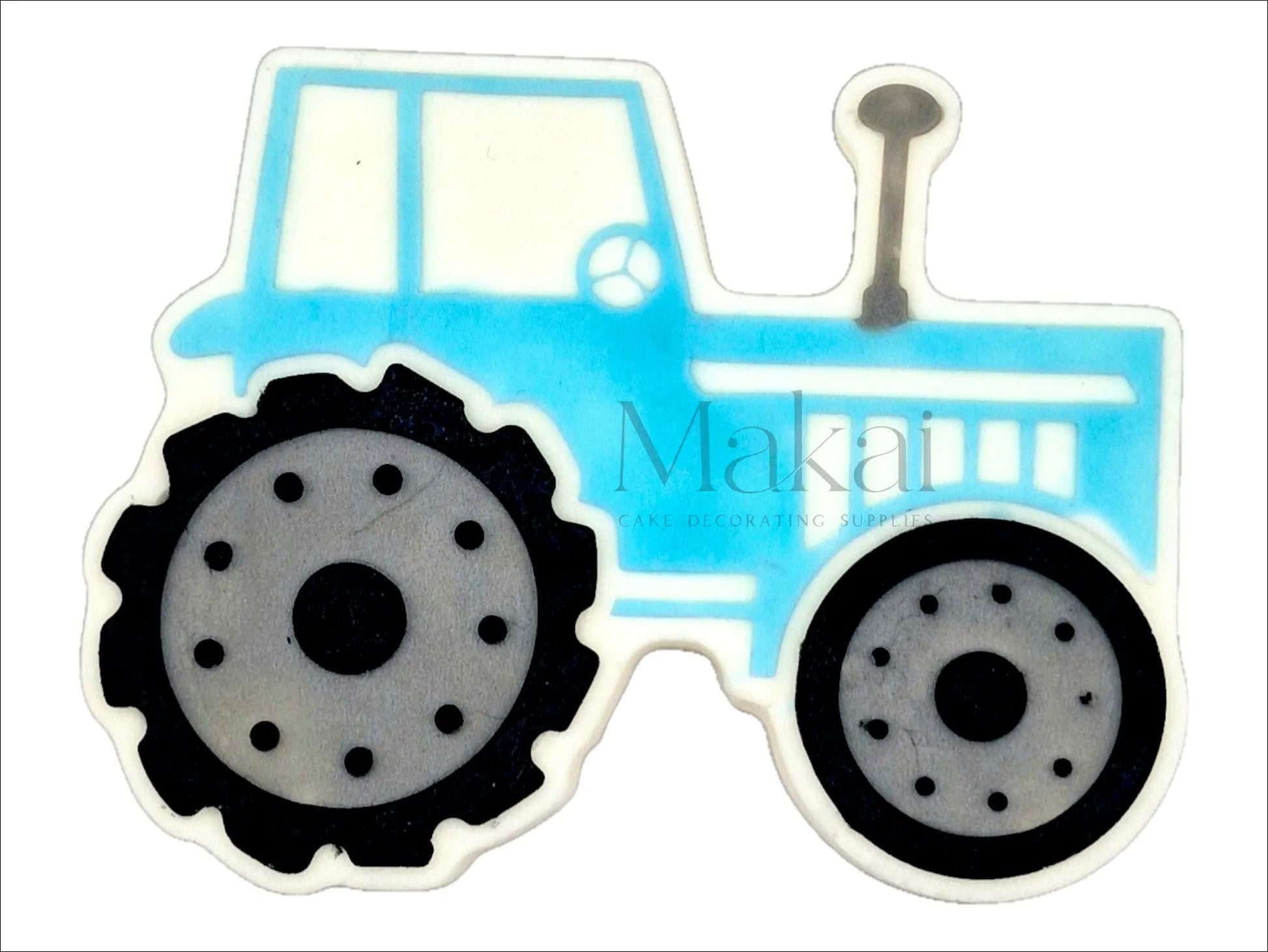 Edible large tractor cake topper – perfect for farm-themed cakes.