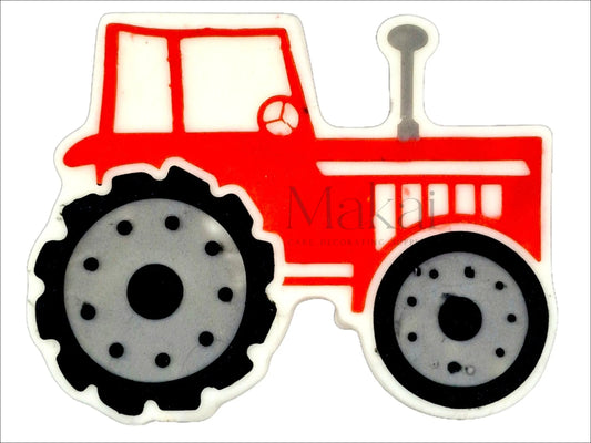 Edible large tractor cake topper – perfect for farm-themed cakes.