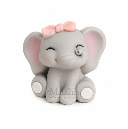 Baby Elephant Cake Decorations – Boy, Girl or Set